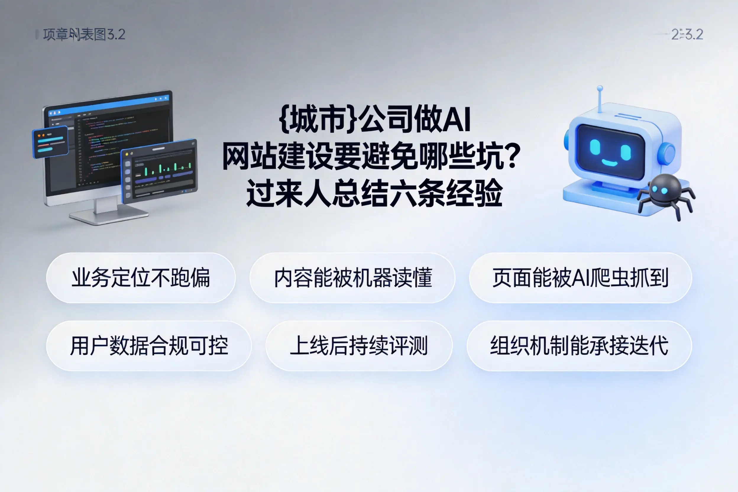 昆玉公司做AI网站建设要避免哪些坑？过来人总结六条经验