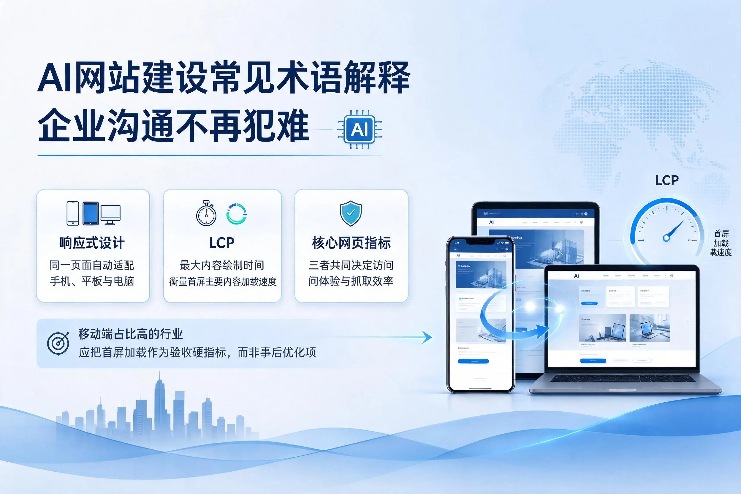 AI网站建设常见术语解释，昆玉企业沟通不再犯难
