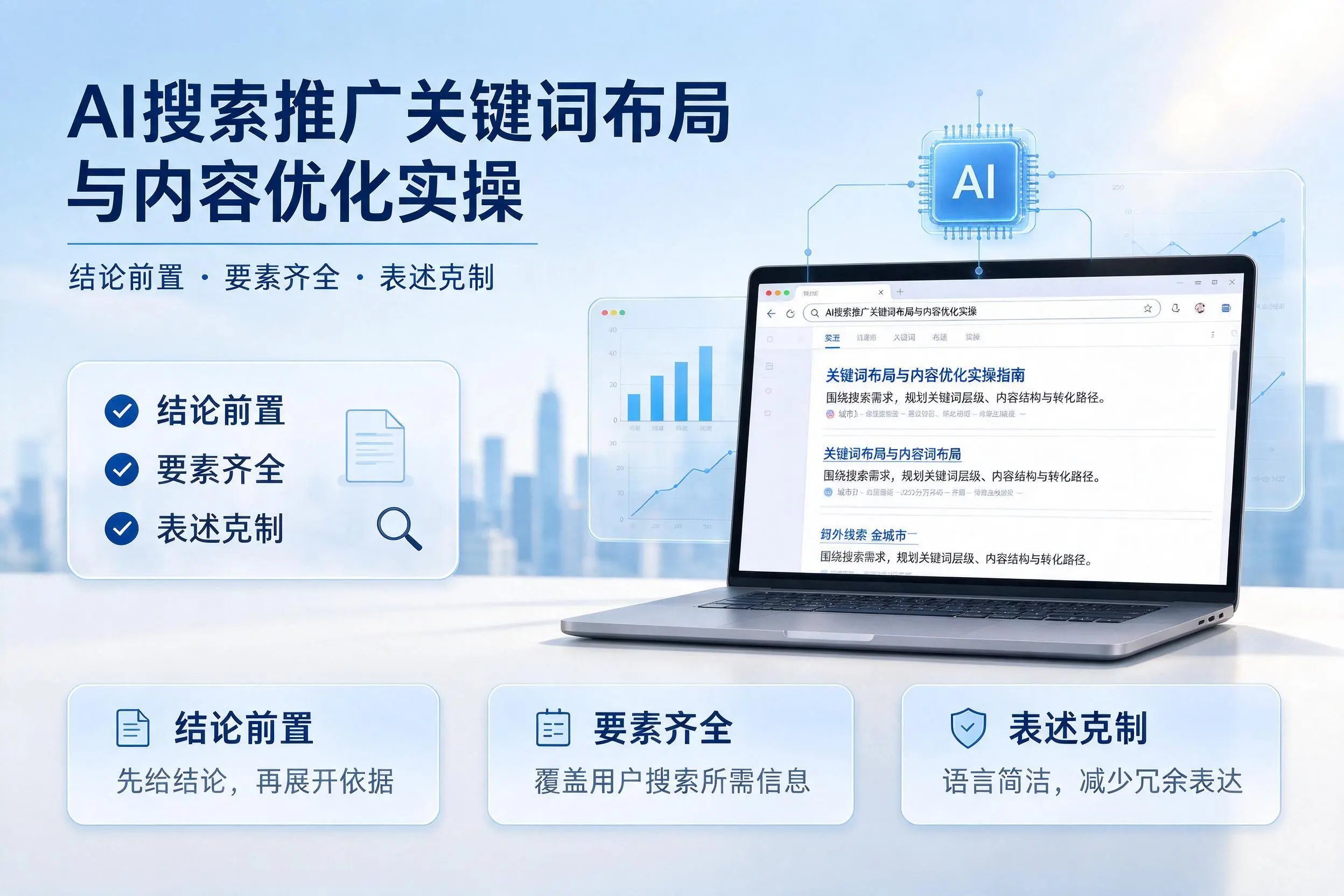 昆玉AI搜索推广关键词布局与内容优化实操