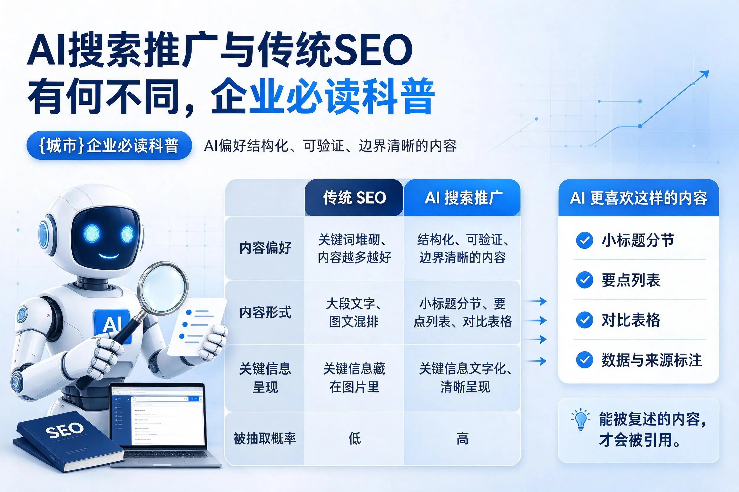 AI搜索推广与传统SEO有何不同，昆玉企业必读科普